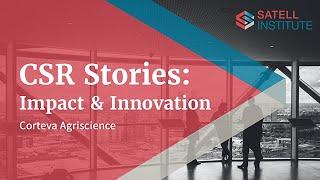 CSR Stories: Corteva Agriscience