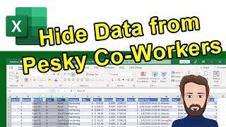 3 Tips to Hide Excel Data from Nosy Co-Workers (The Nice Way)