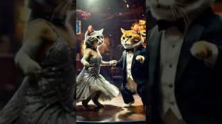 A Cute Cat pair Dancing at  90 90 Dil Tordi#mano#bili#9090 #the#manopuff#viralvideo