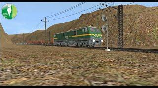 A Long Flatcar Train - Indian Train Models Addons for Auran Trainz Simulator