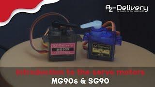 Introduction to the servomotors MG90s & SG90 - AZ-Delivery product introduction