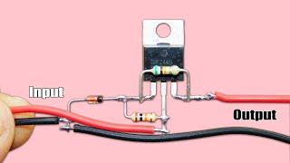 Simple Mosfet Voltage Regulator Circuit With Z44