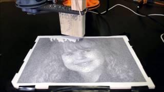 SCARA Robotic Arm Pen Art - TSP Art - evezor [4 of 4]