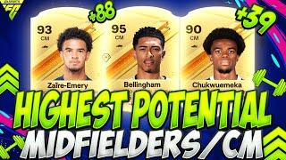 FC 24 | BEST HIGHEST POTENTIAL CM/MIDFIELDERS CAREER MODE!| BEST YOUNG WONDERKIDS IN FC24