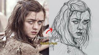 TUTORIAL| How To Draw With Loomis Method | Portrait Drawing Tutorial For beginners