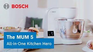 The All-in-One Kitchen Hero! Bosch MUM 5 Stand Mixer with Scale & Timer | Bosch Home UK/Ireland