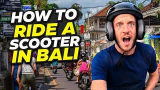 How to ride a SCOOTER In BALI