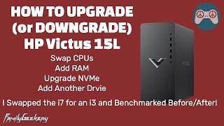 How to Upgrade (and Downgrade) HP Victus 15L - CPU Swap!