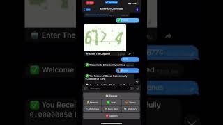 Earn FREE ETH with this telegram bot 