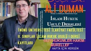 İslam Hukuk Usulü Dersi-Sıhhat-Fesat-Butlan-Azimet-Ruhsat-Hakim-Mahkum Aleyh