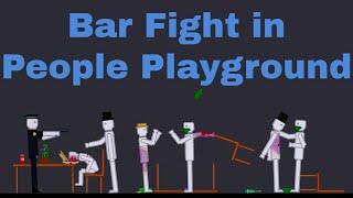 The Bar Fight in People Playground