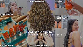 rotina capilar - testei a linha cachos longos dos sonhos L'oreal‍️