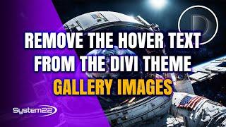 How To Remove Hover Text from Divi Theme Gallery Images