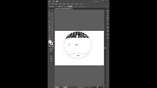 Beautiful Wrap text shapes In Illustrator | #shorts