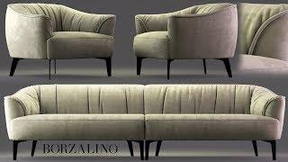 №172. Modeling Bed " Borzalino SIGMUND " Autodesk 3ds Max & marvelous designer