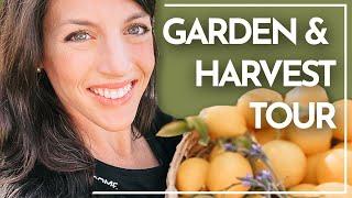 Full GARDEN TOUR + HARVEST | Backyard Farming | Regenerative Farming | Hey It's A Good Life