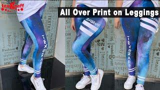 Full Sublimation Printing on Textile Leggings