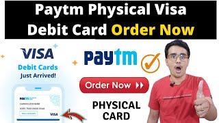 Paytm Visa Physical Card Order - Paytm Visa Debit Card Upgrade- How To Apply Paytm Visa Debit Card