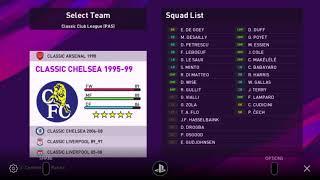 Classic Club League 1 PS4 Option file PES2020