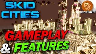  Skid Cities a Cyberpunk City Building Game like SimCity 4 science fiction | Gameplay and Features