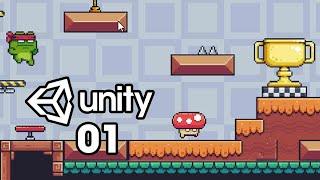 Make an 2D Platformer in Unity (Part1 | Player setup +  Movement)