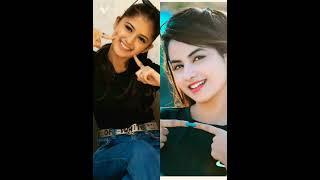 Arishfa  Khan and Priyanka Mongia    dress and same pose    #R2 Attitude 