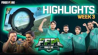 HOB Dominates Again - Highlights FFPL Week 3 | Free Fire Pakistan League 2021