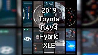 Toyota - RAV4 - 2019 - Hybrid XLE: Gauge / Instrument Cluster Startup Sequence