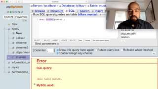 MySQL 4 - Tablolarda Yapısal Değişiklik (Alter) ve Tablonun Silinmesi (drop)