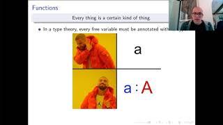 David Jaz Myers: Homotopy type theory for doing category theory