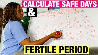 How To Calculate Safe Days To Avoid Pregnancy // How To Calculate Fertile Window To Get Pregnant