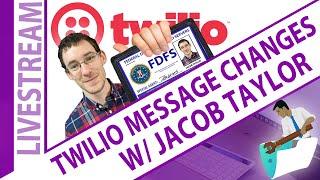 FileMaker and Twilio Message Changes with Jacob Taylor - Claris FileMaker Livestream