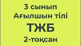 3 сынып Ағылшын тілі 2-тоқсан ТЖБ