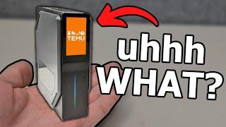 This TINY TEMU PC… has a built-in SCREEN??