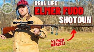 The Real Life Elmer Fudd Shotgun (42 Inch Long Barrel !!!)