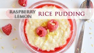 Raspberry Lemon Rice Pudding - Collaboration with Ellen´s Homemade Delights