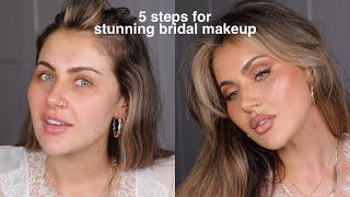 5 STEPS TO FLAWLESS BRIDAL MAKEUP | JAMIE GENEVIEVE