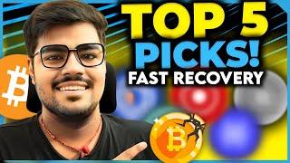 5 BEST ALTCOIN RECOVER VERY FAST BUY NOW FOR GOOD RETURN | BITCOIN PRICE $50-52K DUMP SOON #crypto