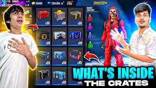 Free Fire Opening Mystery Crates Gifted By Garena  Noob To Pro In 0 Diamonds  -Garena Free Fire