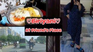 Friend ki Traf Gy Hum | Sunday ko biriyani e q banti ha | New dress | #sunday #vlog #sundayroutine