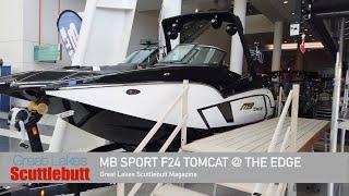 Walkthrough The MB Sports F24 Tomcat From The Edge! @The 2020 Grand Rapids Boat Show!