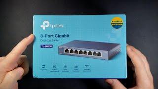 tp-link 8 Port Gigabit Desktop Network Switch Unboxing