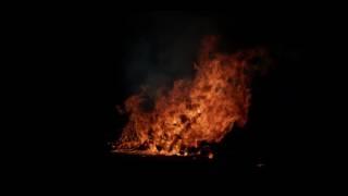 Big Fire Fire green screen - Flame thrower Chroma Key effect - Free HD Video Stock Footage