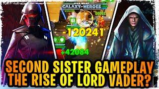 The Inquisitors + The Rise of Lord Vader in SWGoH? Second Sister Gameplay + Initial Character Review