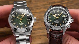 Two of the BEST Field Watches Under $1,000 - What Seiko Alpinist is Better? SPB121 vs SPB155