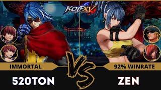 KOFXV⭐520TON (O.Chris/Krohnen/Chris) vs ZEN (Clark/Leona/Iori)⭐Ranked Match - 09/24