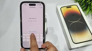 How to set passcode in Iphone 14 pro,13 pro,12 pro | Password kaise lagaye | Set screen lock