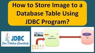 How to Store Image to a Database Table Using JDBC Program? | MySQL