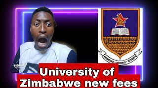 University of Zimbabwe new fees 