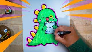 Cómo dibujar a REX y SUSHI (Tutorial fácil)